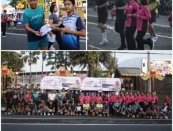Melalui Brosur Polres Karangasem Sosialisasikan “Kemala Run 2026” di CFD Amlapura