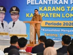 Bupati Lotim Kukuhkan Karang Taruna Patuh Karya, Tekankan Peran Pemuda dalam Mengawal Kebijakan Daerah