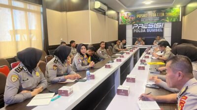 Polda Sumsel Rapat Persiapan Menyambut Bulan Suci Ramadhan dan Kesiapan Safari Ramadhan Forkopimda Sumsel