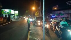 Unit Turjagwali Satlantas Polres Karangasem Tingkatkan Patroli Barcode dan Blue Light Patrol