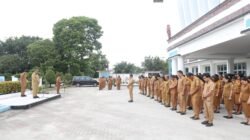 Pimpin Apel Gabungan, Wakil Bupati Tapanuli Utara Ingatkan Disiplin dan Perencanaan Pembangunan Berkualitas