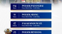 Masyarakat Karangasem Wajib Tahu, Polres Karangasem Berikan Kemudahan Melalui Mobil Samsat dan SIM Keliling 