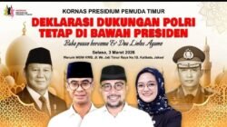 Deklarasi Dukungan Polri Tetep di Bawah Presiden
