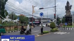Pastikan Ketertiban dan Kelancaran Arus Lalulintas, Personil Lantas Laksanakan Gatur Pagi di Ktl 1 Subagan