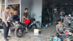 Sat Lantas Polres Karangasem  Sosialisasikan,  Larangan Penggunaan Knalpot Brong