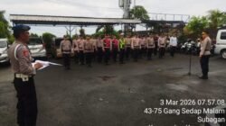 Pimpin Apel Pagi, Kapolsek Karangasem Tekankan Jangan Sampai Ada Anggotanya Terlibat Judi Online, Apalagi Kecanduan