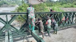 Progres 50 Persen, Pembangunan Jembatan Bailey Lukup Sabun Barat Ditarget Rampung Maret 2026