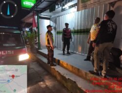 Cegah Gangguan Kriminalitas Malam Hari, Polsek Bebandem Intensifkan “Blue Light Patrol” di Jalur Rawan