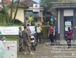 Sinergi Tanpa Batas, Patroli 3 Pilar Polsek Bebandem Sisir Objek Vital dan Jalur Utama Ciptakan Situasi Kamtibmas Kondusif
