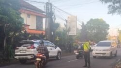 Ciptakan Keamanan, Ketertiban, dan Kelancaran Arus Lalu Lintas, jajaran Polsek Karangasem Optimalisasi PH Pagi