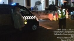 Jaga Situasi Tetap Kondusif, Polsek Karangasem Intensifkan Blue Light Patrol Kamtibmas di Pasar Amlapura Barat