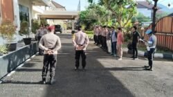 Sipropam Polres Karangasem Lakukan Pengawasan dan Pengecekan Personil Piket Fungsi