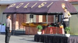 Antisipasi Cuaca Ekstrem, Polres Karangasem Gelar Apel Kesiapsiagaan Tanggap Darurat Bencana