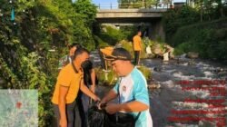 Sinergi Tanpa Batas: TNI-Polri dan Pemerintah Kecamatan Bebandem, Gelar Aksi Bersih Sungai di Tukad Buka