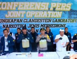 Wakapolda Bali Hadiri Konferensi Pers Pengungkapan Clandestine Lab Narkotika, Jenis Mephedrone Jaringan Internasional