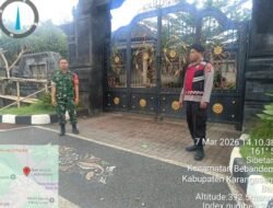 Perkuat Sinergitas, Patroli Gabungan 3 Pilar Polsek Bebandem Sasar Pemukiman dan Jalur Strategis