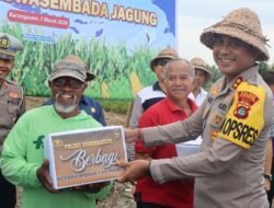 Bentuk Kepedulian Sosial Kapolres Karangasem, Serahkan Sembako kepada Warga Desa Bungaya