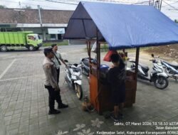 Rutinitas Personil Polsek Selat Gelar Patroli, Sasar Sejumlah Titik Rawan Tindak Kriminalitas 