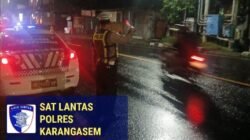 Atensi Beat 1, Unit Turjagwali Menyusuri Jalan A.Yani Melui Giat Blue Light Patroli dan Barcode
