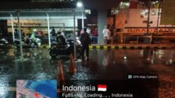 Meski Diguyur Hujan Pemeriksaan Kendaraan di Pelabuhan Padangbai, Situasi Tetap Lancar Aman Kondusif 