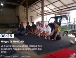 Sinergitas Tanpa Batas, Polsek Bebandem Kawal Persiapan Tawur Agung Kasanga Melalui Minggu Kasih