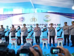 Kapolri Tinjau Layanan Gizi Polri di Palembang, Relawan Dapat Apresasi