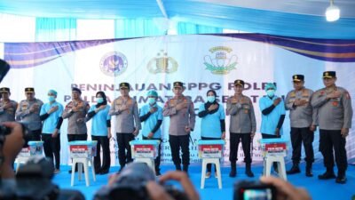 Kapolri Tinjau Layanan Gizi Polri di Palembang, Relawan Dapat Apresasi