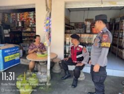 Jaga Situasi Keamanan Wilayah Hukumnya, Polsek Selat Tingkatkan Patroli Dialogis