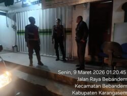Cegah Tindak  Kriminalitas Dini Hari, Polsek Bebandem Intensifkan Blue Light Patrol