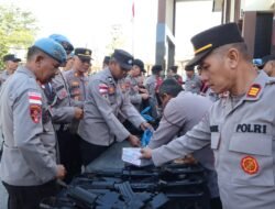 Kapolres Aceh Tengah Cek Inventaris Senpi Organik, Pastikan Tidak Ada Penyalahgunaan