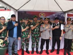 Sinergi Jaga Kamtibmas, Kasrem 044/Gapo Hadiri Apel Ojol dan Buruh Bersama Kapolri di Palembang