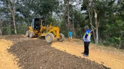 Satgas TMMD Ke-127 Kodim 0111/Bireuen Kebut Pengerasan Jalan di Desa Jeumpa Sikureung