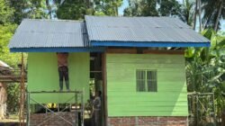 Satgas TMMD Ke-127 Kodim 0111/Bireuen Lanjutkan Pembangunan Rumah Warga di Desa Jeumpa Sikureung