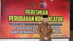Kapolres Aceh Tengah Resmikan Perubahan Nomenklatur Polsek Kota Takengon Menjadi Polsek Kebayakan