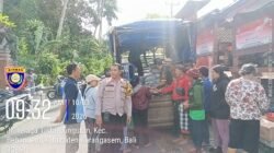 Sinergi Polri dan Desa Adat Gelar Pasar Murah di Desa Jungutan,  Bantu Ringankan Beban Warga Jelang Nyepi