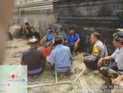 Melalui Giat Colling System,  Babinkamtibmas Sambangi Warga Binaan Pura Dalem Desa Adat Sanggem