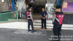 Jaga Situasi Keamanan Tetap Kondusif, Sat Samapta Polres Karangasem Gelar Patroli Dialogis Sambangi Pusat Perbelanjaan Arta Sedana