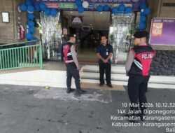 Jaga Situasi Keamanan Tetap Kondusif, Sat Samapta Polres Karangasem Gelar Patroli Dialogis Sambangi Pusat Perbelanjaan Arta Sedana