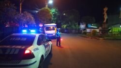 Cegah Aksi Balap Liar, Sat Lantas Polres Karangasem  Gelar Patroli pada Malam Hari