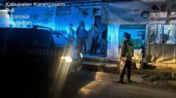 Jaga Kamtibmas Tetap Kondusif, Polsek Bebandem Gelar Blue Light Patrol Hingga Dini Hari