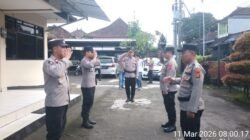 Wujudkan Kedisiplinan dan Profesionalisme dalam Bertugas, Anggota Polsek Sidemen Melaksanakan Serah Terima Tugas Jaga
