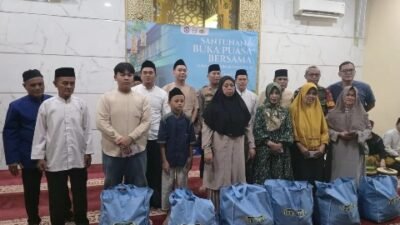 Polri Bersama Awak Media, Berikan Santunan untuk 100 Anak Yatim Piatu
