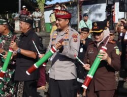 Semarakkan Kreativitas Anak Usia Dini, Kapolres Karangasem Hadiri Pawai Ogoh-Ogoh PAUD Se-Kabupaten