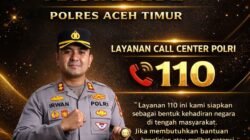 Ramadhan-Lebaran, Kapolres Aceh Timur Ingatkan Warga Manfaatkan Layanan Hotline Polisi 110