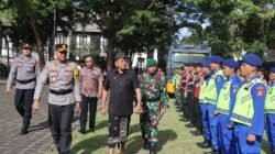 Siap Amankan Nyepi dan Idul Fitri,  Polres Karangasem Gelar Apel Pasukan Ops Ketupat Agung 2026