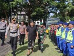 Siap Amankan Nyepi dan Idul Fitri,  Polres Karangasem Gelar Apel Pasukan Ops Ketupat Agung 2026