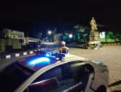 Atensi Beat 1, Unit Turjagwali Menyusuri Jalan Kesatrian, Diponogoro dan Kartini, Melalui Giat Blue Light Patroli Barcode