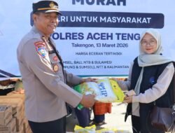 Polres Aceh Tengah Gelar Gerakan Pangan Murah, Bantu Stabilkan Harga Bahan Pokok