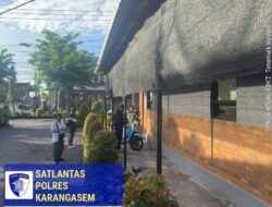 Polres Karangasem Percepat dan Permudah Masysrakat Bayar Pajak Kendaraan, Melalui Inovasi Samsat Drive Thru 