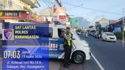 Jelang Hari Raya Idul Fitri 1447 H dan Hari Raya Nyepi Tahun Baru Caka 1948, Sat Lantas Polres Karangasem Berikan Himbauan Kamseltibcarlantas dalam Ops Ketupat Agung 2026  